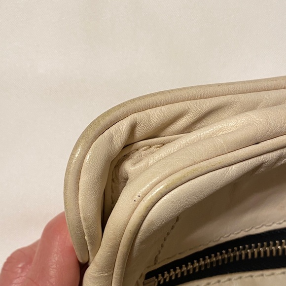 Chloe Leather Clutch with Zipper Detail - Picture 11 of 12